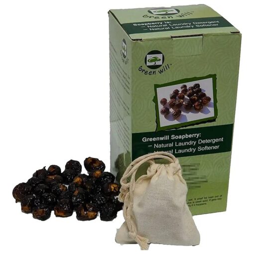 1.5 Pounds Organic De-seeded Soapberry/Soap Nut with Wash Bag