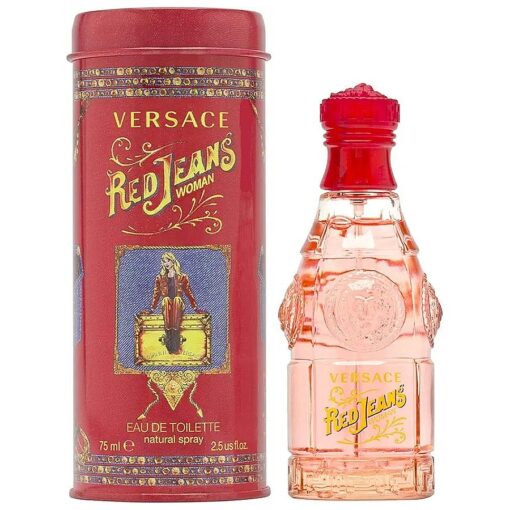 Versace Red Jeans for Women 2.5 oz Eau de Toilette Spray