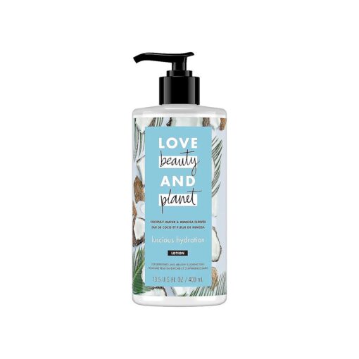 Love Beauty & Planet Luscious Hydration Body Lotion Coconut Water and Mimosa Flower 13.5 oz ( Pack of 1 )