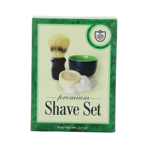 Van Der Hagen Premium Shave Set ( 2.5 oz, Soap, Bowl, Brush )