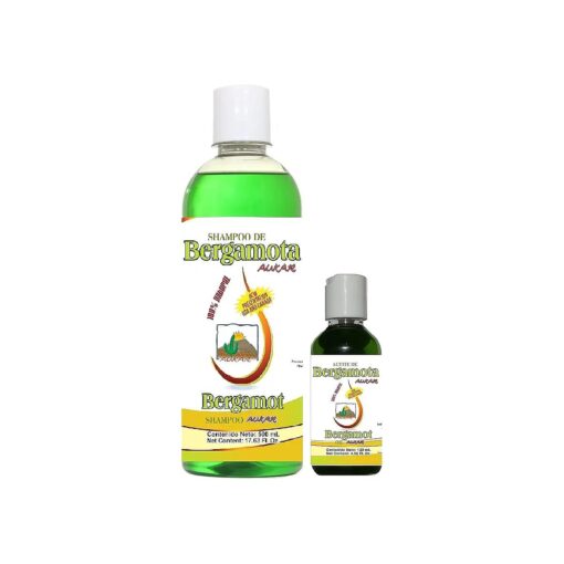 Bergamot Shampoo AUKAR 500ml plus Bergamot Oil Aukar 120ml plus Key Chain Shampoo de Bergamota 500ml mas Aceite de Bergamota 120ml mas Llavero .