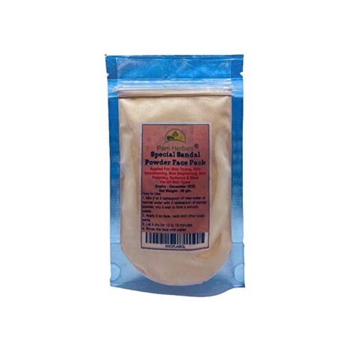 Special Sandalwood DIY Powder For Face pack, Worship & Auspicious occasions ( Sandalwood Powder 50g Pouch )