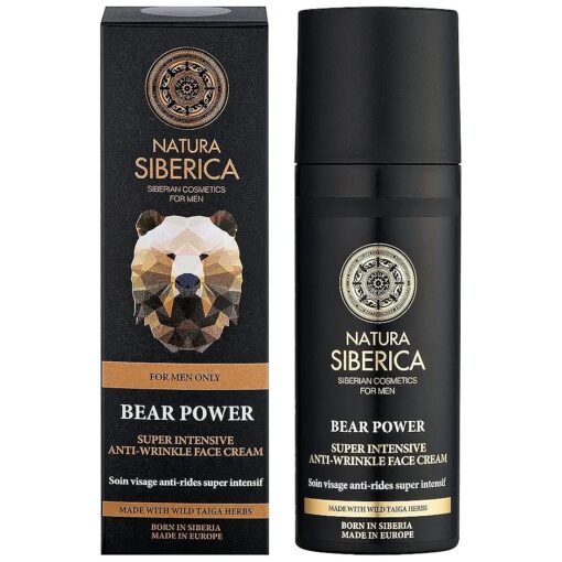 Natura Siberica For Men Only Bear Super Intensive Power Anti-Wrinkle Face Cream 50Ml