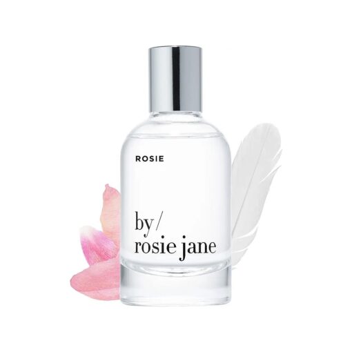 By Rosie Jane Eau De Parfum Spray ( Rosie ) - Clean Fragrance for Women - Essential Oil Mist with Notes of Sheer Musk, Vanilla, Sweet Rose - Paraben Free, Vegan, Cruelty Free, Phthalate Free ( 50ml )