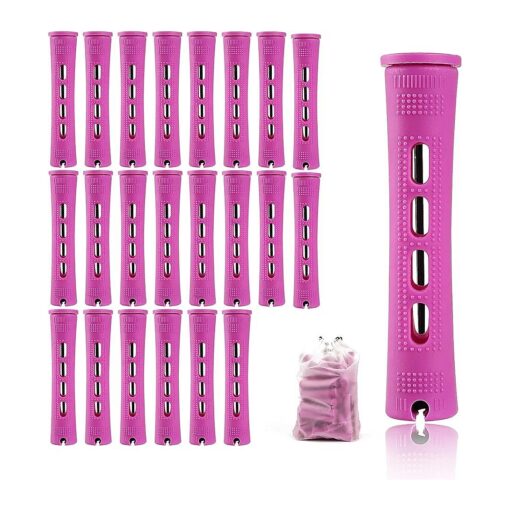 50pcs Perm Rods for Natural Hair, Perm Rods Set Medium Size Cold Wave Rods, Hair Roller Curler Perm Rods for long hair, Perming Rods Hair Curlers for Short Hair, Curly Rods Tools for DIY