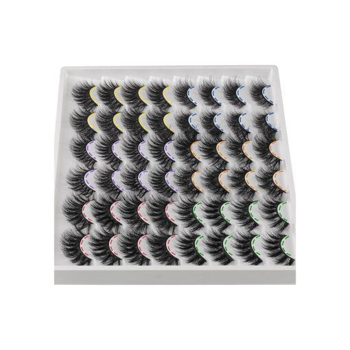 Ruairie 24 Pairs False Eyelashes Natural Look Wispy Fake Eyelashes Pack 6 Styles Mixed Natural Mink Lashes Fluffy 16-20MM False Lashes Bulk