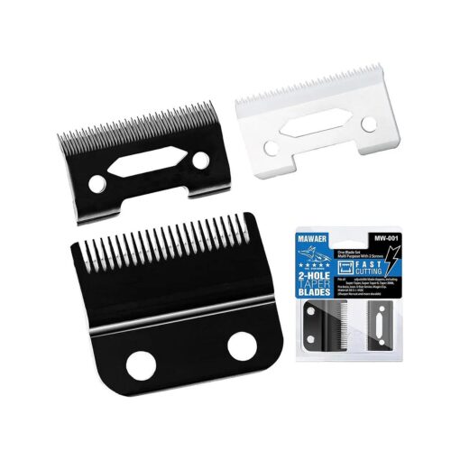 5 Generation PRO Hair Clipper Replacement Blades Set 2 Hold Clipper Blade For Wahl Clippers, for the 5 Star Series Cordless Magic Clip, for Professional Barbers and Stylists Item ( Black )