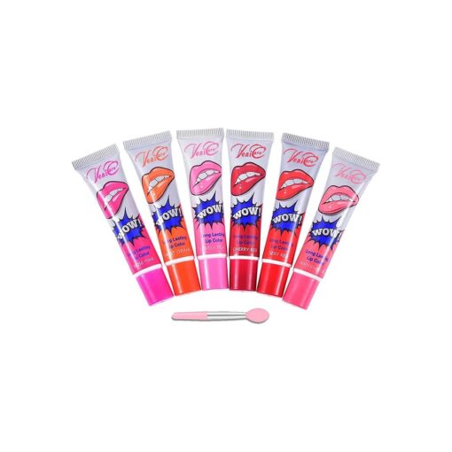 6 Colors Lip Stain Gloss Tattoo Magic Color Peel Off Mask Tint Long Lasting Waterproof Lip Gloss VeniCare