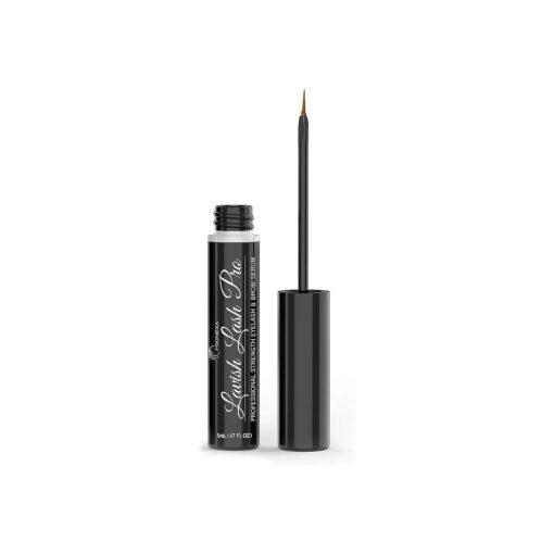 Lavish Lash Pro by Pronexa Hairgenics, Professional Strength Eyelash & Eyebrow Growth Serum, Over 20 Active Growth Promoting Ingredients for the Longest, Fullest Lashes & Brows, 5mL, 6 Month Supply .