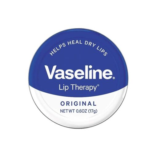 Vaseline Therapy Lip Balm Tin, Original, 0.6 Ounce ( Pack of 3 )