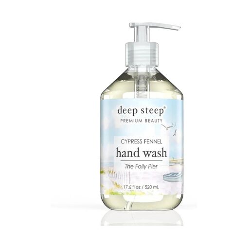 Deep Steep Liquid Hand Wash, 17.6 Ounces ( Cypress Fennel )