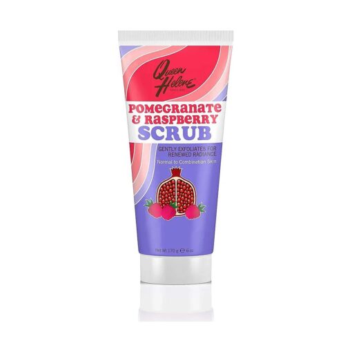 Queen Helene Facial Scrub, Pomegranate & Raspberry, 6 Ounce [ Packaging May Vary ]