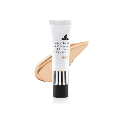 CC Cream with SPF50 for Maturre Skin Color Corrector CC Cream SPF50+ PA+++ 6in1 Korean Makeup