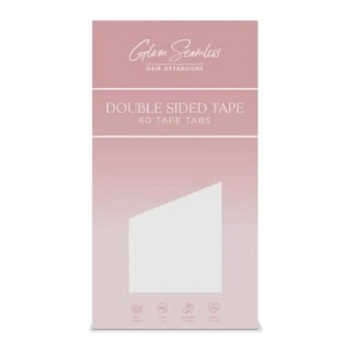 Double Sided Tape for Hair Extensions, Replacement Tape for Tape in Hair Extensions - 60 Tabs Pack