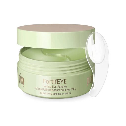 Pixi FortifEYE Firming Hydrogel Under-Eye Patches | Collagen Eye Patches For Under Eyes | Energize & Tone Eye Area | 30 Pairs / 60 Patches