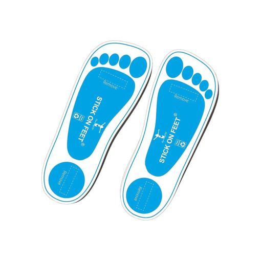 Blue 60 Pairs ( 120feets ) Premium Disposable Feet Pads Spray Sunless Tanning Sole Protector