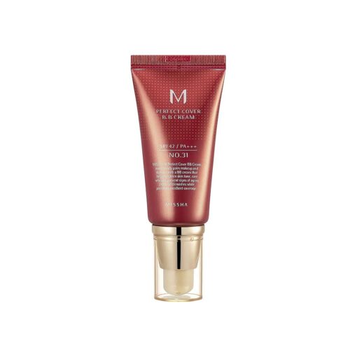 M Perfect BB Cream No 31.Golden beige for medium/deep with neutral skin tone SPF 42 PA +++ 1.69 Fl Oz - Tinted Moisturizer for face with SPF