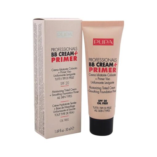 Milano Professionals BB Cream and SPF 20 Primer for Women, No, 002/Sand, 1.69 Ounce