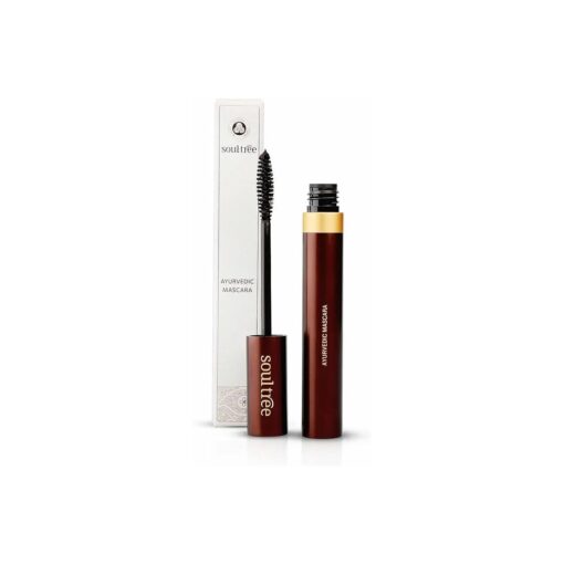 SoulTree Ayurvedic Mascara - Black Colour, 6gm