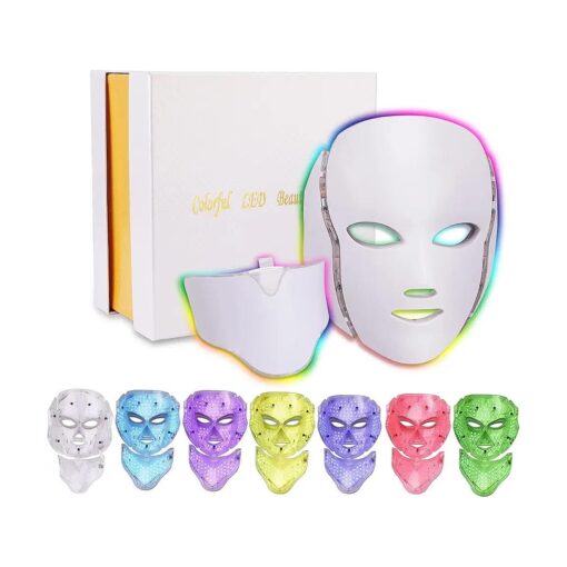 7 Colors Light Portable Face & Neck M -Ask Machine for Home Use | 7 Colors