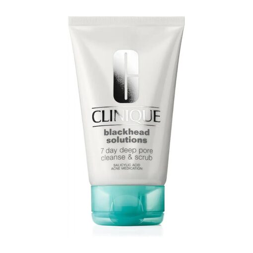 Clinique Blackhead Solutions 7 Day Deep Pore Cleanse & Scrub, Daily Face Cleanser Facial Scrub