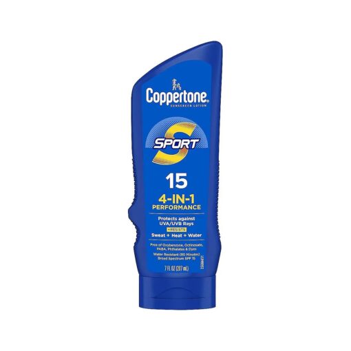 SPORT Sunscreen SPF 15 Lotion, Water Resistant Sunscreen, Body Sunscreen Lotion, 7 Fl Oz