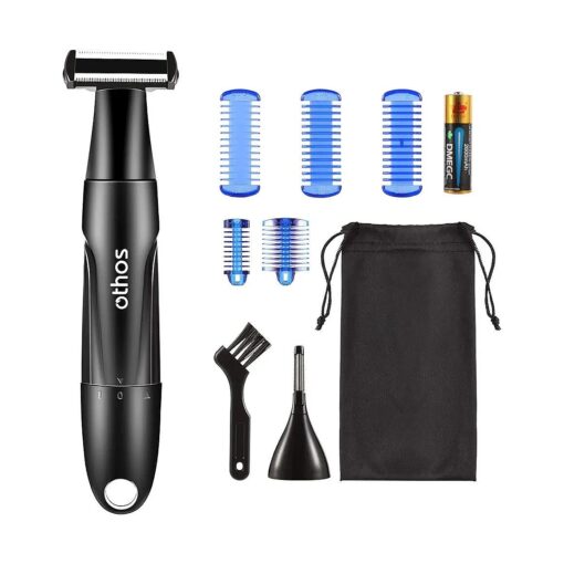 Multi-Functional Electric Grooming Razor Kit for Men Body Trimmer, Nose, Ear, Eyebrow Trimmer with Precision Combs Wet and Dry use, Waterproof, AA Battery Operated ( Included )