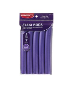 Flexi Rods - Heatless Hair Curler for 90S Glamorous Bouncy Curls Beach Waves, No Slips, Sleep Styler ( 7" Length, 3/4" Diameter )