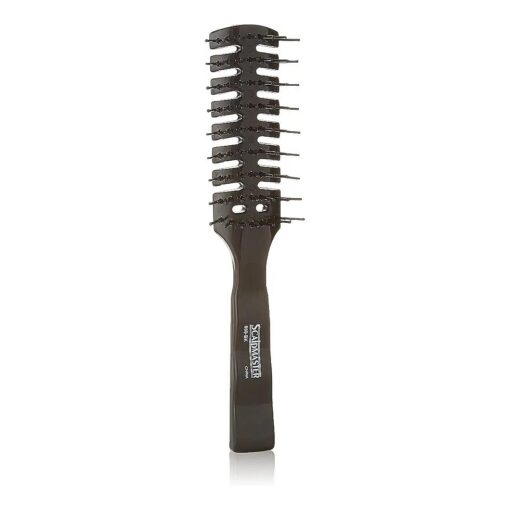 7 Rows Vent Hair Stylist Brush Black by Scalpmaster