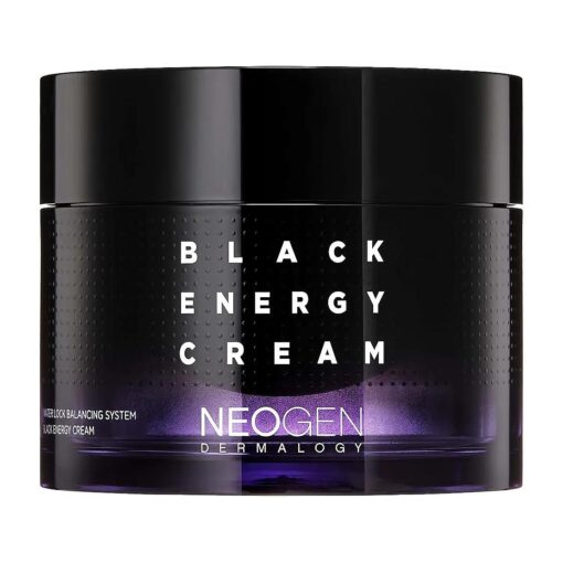 NEOGEN Face Moisturizer Gel-type Cream - Revitalizing Nourishing - Hypoallergenic Clean Beauty ( Black Energy Cream 2.7 oz / 80 ml )