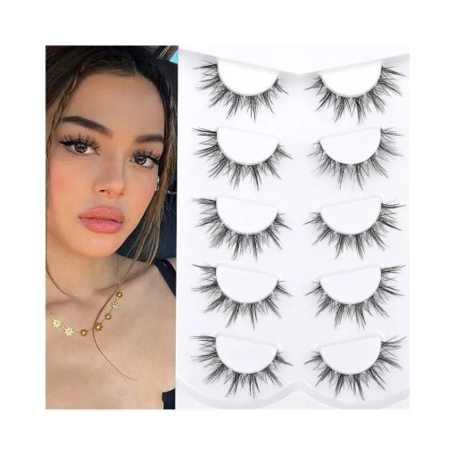 ALPHONSE Manga Lashes Cluster 70 Wisps Manhua Lashes Individual Spiky Wet False Eyelashes DIY Lash Extension 3D Natural Pestana Pack