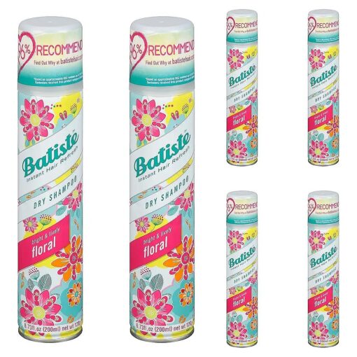 Batiste Shampoo Dry Floral 6.73 Ounce ( 200ml ) ( 6 Pack )