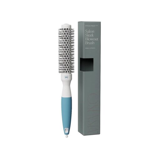 Small Round Brush for Blow Drying - Salon Blowout Styling for Wet or Dry Hair, Great for Precise Styling and Manageable Hair ( 0.75 inch ) ( Not Electrical )