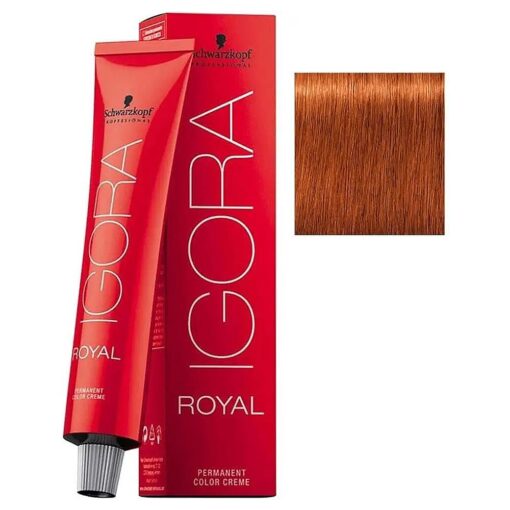 Schwarzkopf Igora Royal Hair Color Creme 7-77 Medium Blonde Copper Extra 60 ML