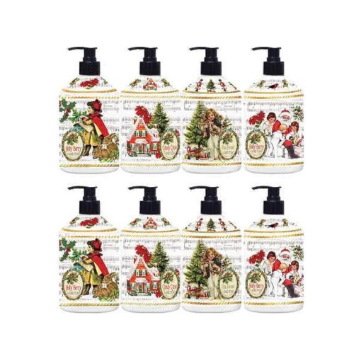 Toeah Home & Body Holiday Greetings Hand Soap, 8-pack 21.5 fl oz Bottles