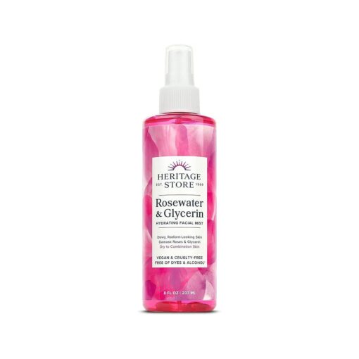 Heritage Products Rosewater And Glycerin - 8 Fl Oz