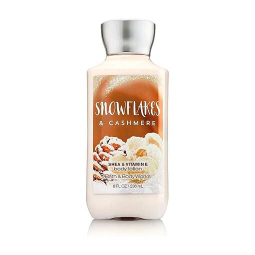 Bath and Body Works Snowflakes and Cashmere Body Lotion 8 Ounce Holiday 2016