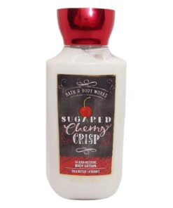 Bath and Body Works Sugared Cherry Crisp Lotion 8 Ounce Full Size