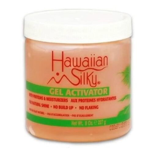 Hawaiian Silky gel activator 8 ounce, Pink, 8 Ounce