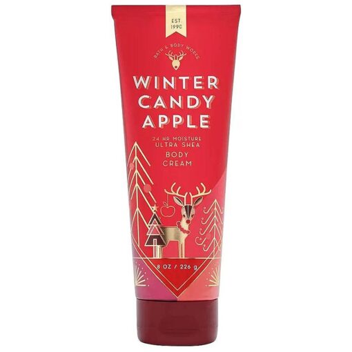 Bath & Body Works Winter Candy Apple Ultra Shea Body Cream, 8 Ounce