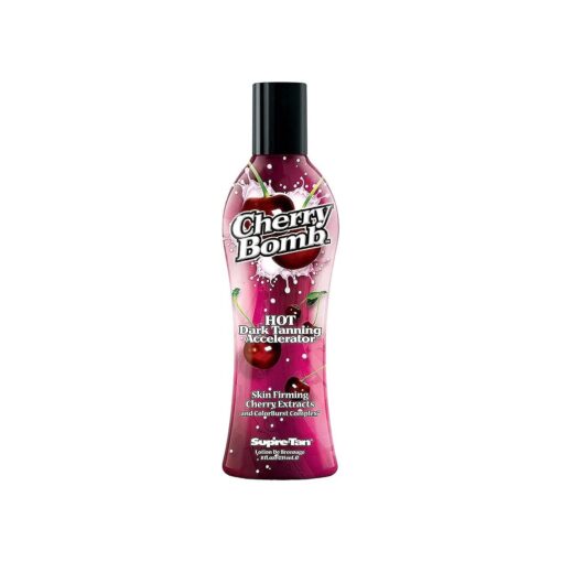 Cherry Bomb Red Hot Dark Accelerator Tanning Lotion 8 oz .