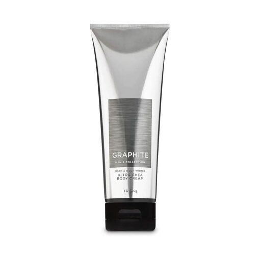 Bath and Body Works Graphite for Men Ultra Shea Body Cream Moisturizing Lotion 8 ounces