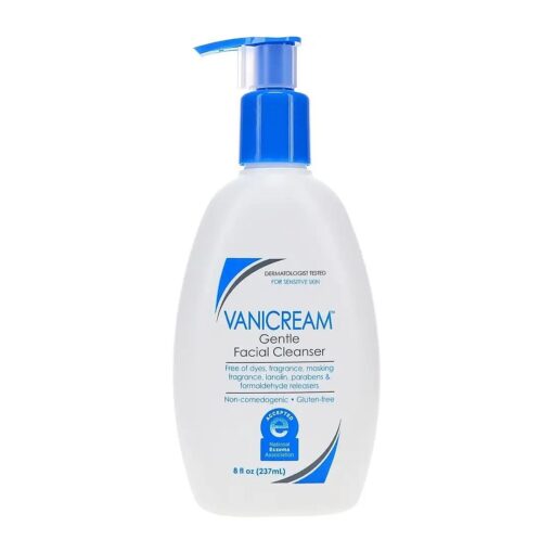 Vanicream Gentle Facial Cleanser For Sensitive Skin Soap-Free, 8.0 Fl Oz