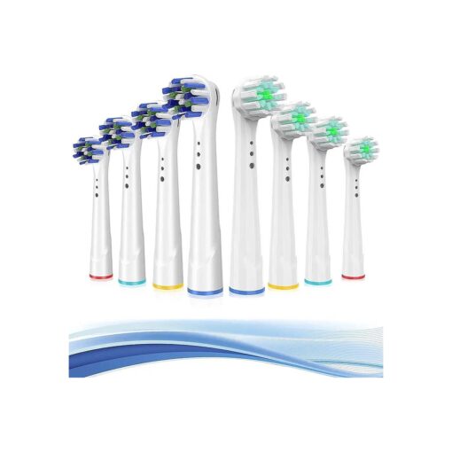 Replacement Toothbrush Heads for Oral B Braun, 8 Pack Professional Electric Toothbrush Heads, Precision Clean Brush Heads Refill Compatible with Oral-B 7000/Pro 1000/9600/ 5000/3000/8000 ( 8pack )