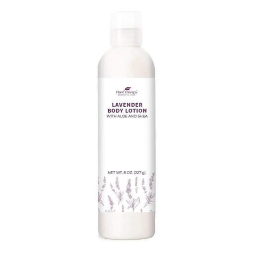 Lavender Body Lotion with Aloe and Shea, Hydrate and Nourish Skin with Botanical Ingredients, 8 oz