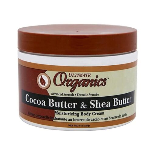 Ultimate Organic Cocoa Butter & Shea 8 oz, Jar