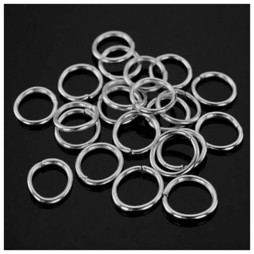 80 Pieces Hair Clip Rings Decorations, Braid Hair Loop Headband Accessories ( Silver )