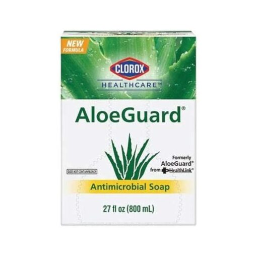 Healthlink AloeGuard 7720 Moisturizing Antimicrobial Soap, 800ml Wall Refill, Aloe Vera Infused, PCMX, Floral Scent ( 1 Each )