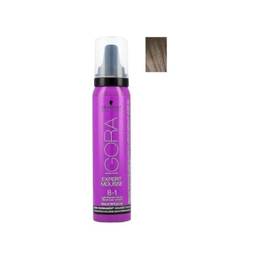 Igora Expert Mousse - 8-1 Light Blonde Cendre