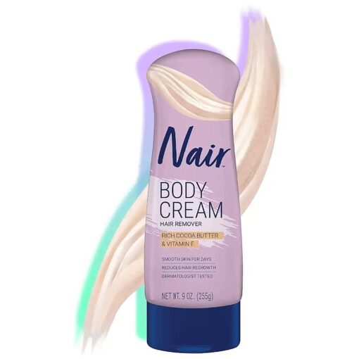 Nair Hair Remover Lotion Cocoa Butter & Vitamin-E 9 Ounce ( 266ml ) ( 2 Pack )